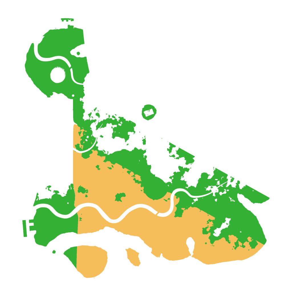 Biome Rust Map: Procedural Map, Size: 3500, Seed: 486968317