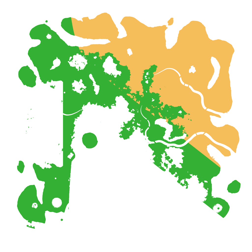 Biome Rust Map: Procedural Map, Size: 4500, Seed: 670516456