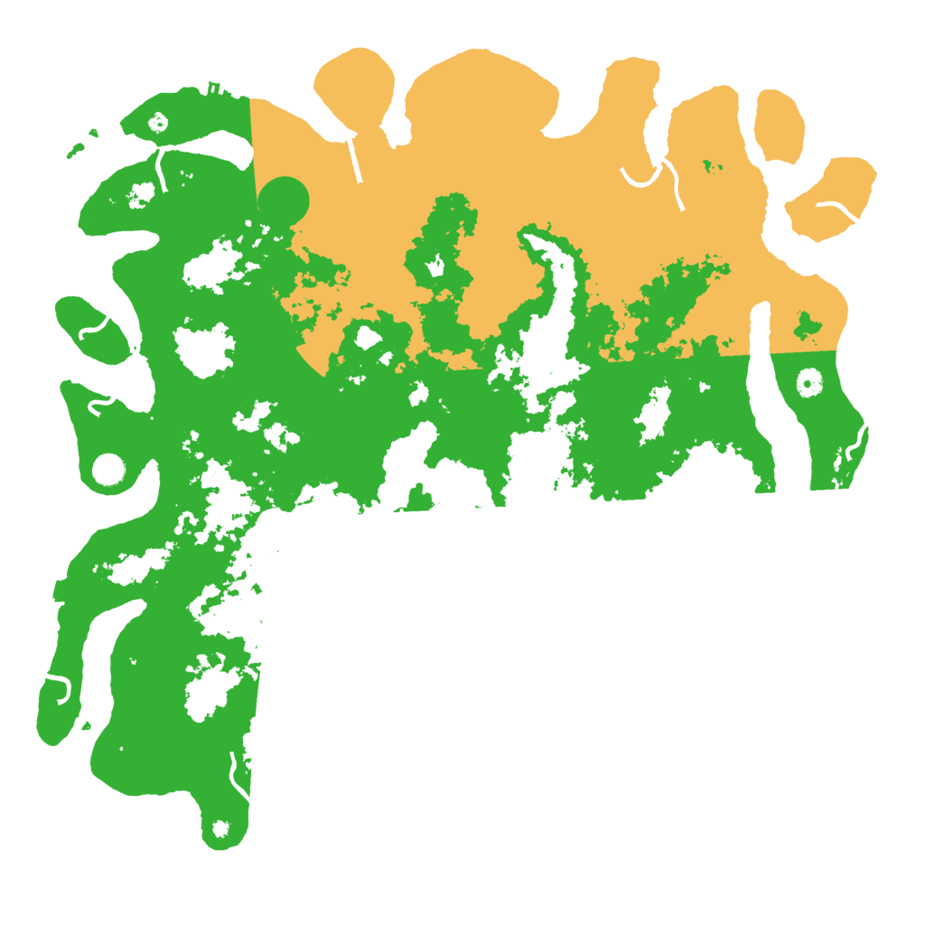 Biome Rust Map: Procedural Map, Size: 5000, Seed: 322751284