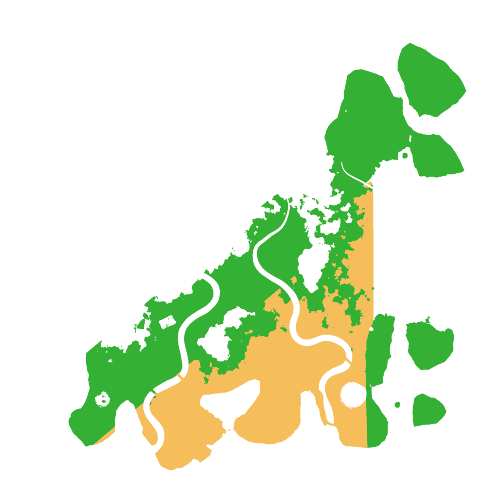 Biome Rust Map: Procedural Map, Size: 3500, Seed: 709792635