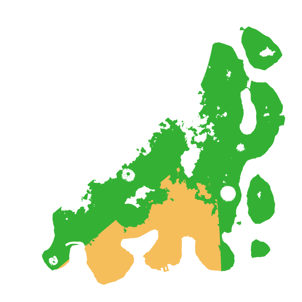 Biome Rust Map: Procedural Map, Size: 3500, Seed: 709792635