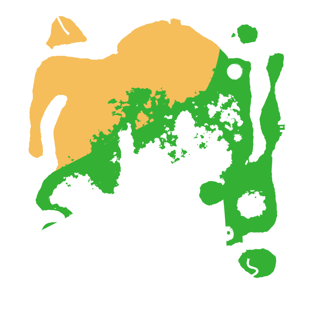 Biome Rust Map: Procedural Map, Size: 3550, Seed: 69903