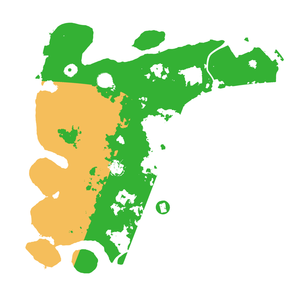 Biome Rust Map: Procedural Map, Size: 3500, Seed: 467045031