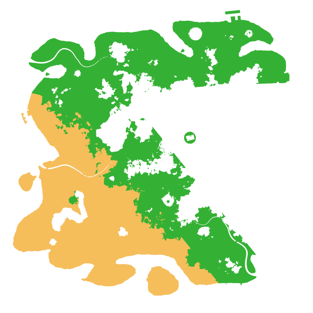 Biome Rust Map: Procedural Map, Size: 4250, Seed: 683005213