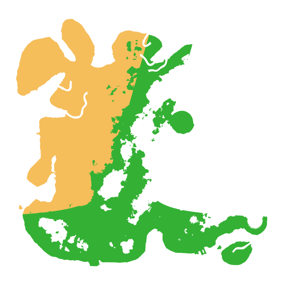 Biome Rust Map: Procedural Map, Size: 3500, Seed: 640722747