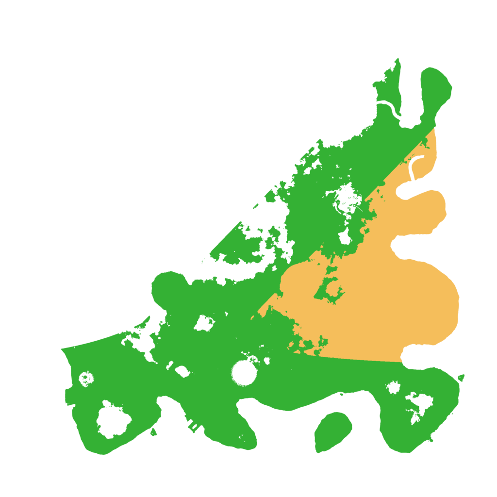 Biome Rust Map: Procedural Map, Size: 3500, Seed: 416227727