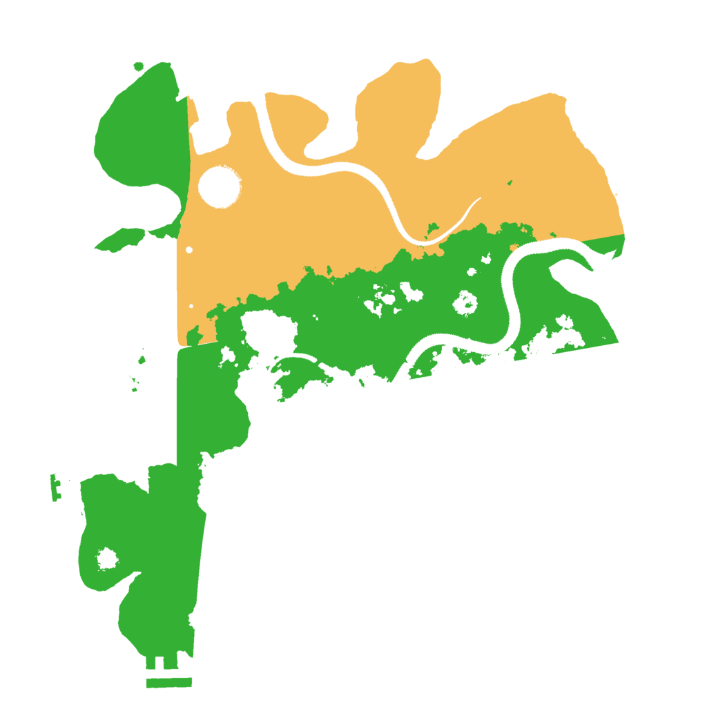 Biome Rust Map: Procedural Map, Size: 3000, Seed: 24393