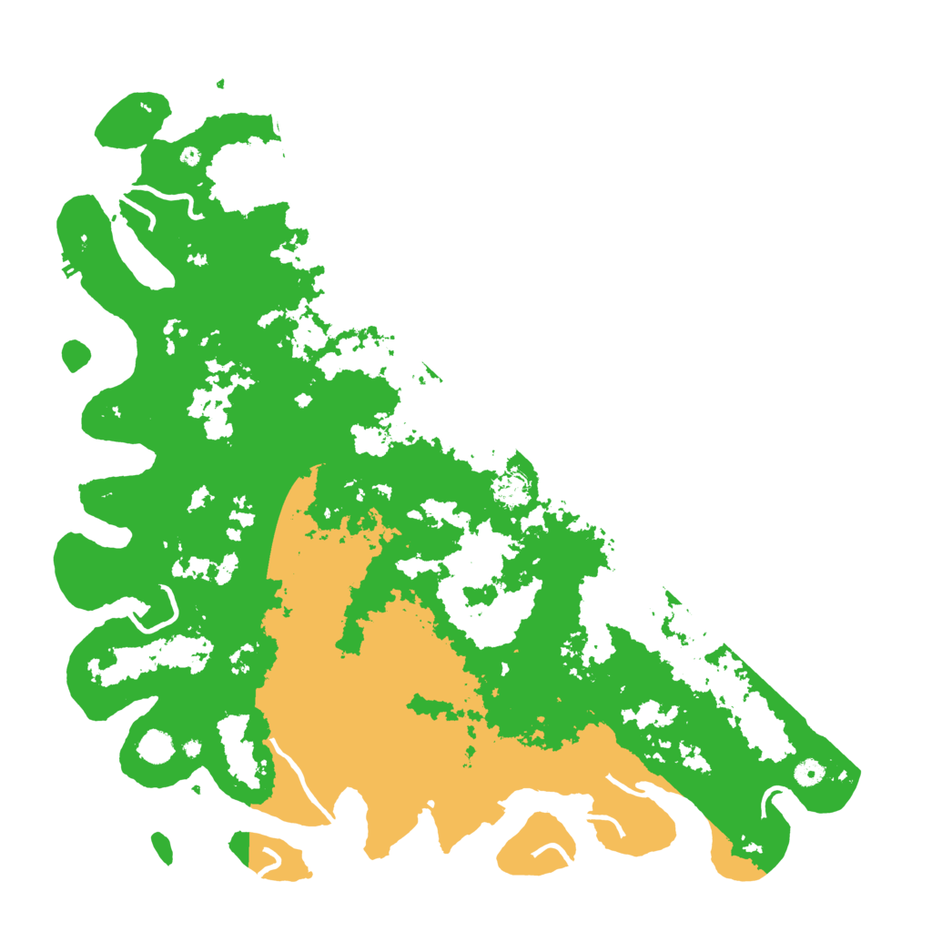 Biome Rust Map: Procedural Map, Size: 5000, Seed: 996458349