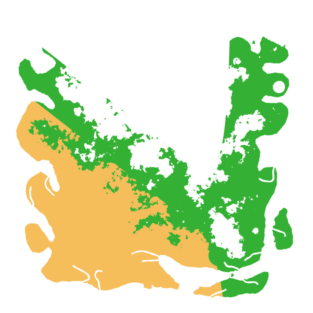 Biome Rust Map: Procedural Map, Size: 4550, Seed: 1655555555