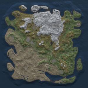 Thumbnail Rust Map: Procedural Map, Size: 4550, Seed: 1655555555, 18 Monuments