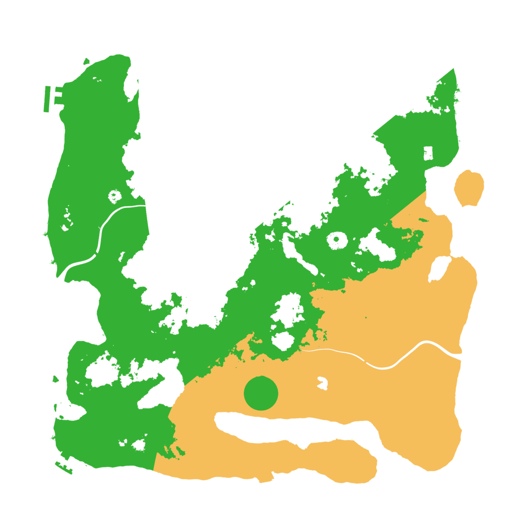 Biome Rust Map: Procedural Map, Size: 4000, Seed: 170888