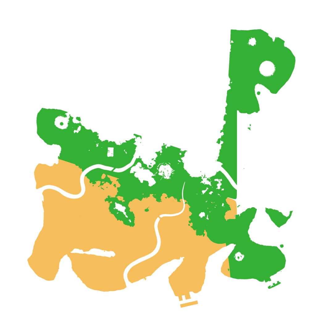 Biome Rust Map: Procedural Map, Size: 3600, Seed: 765580487