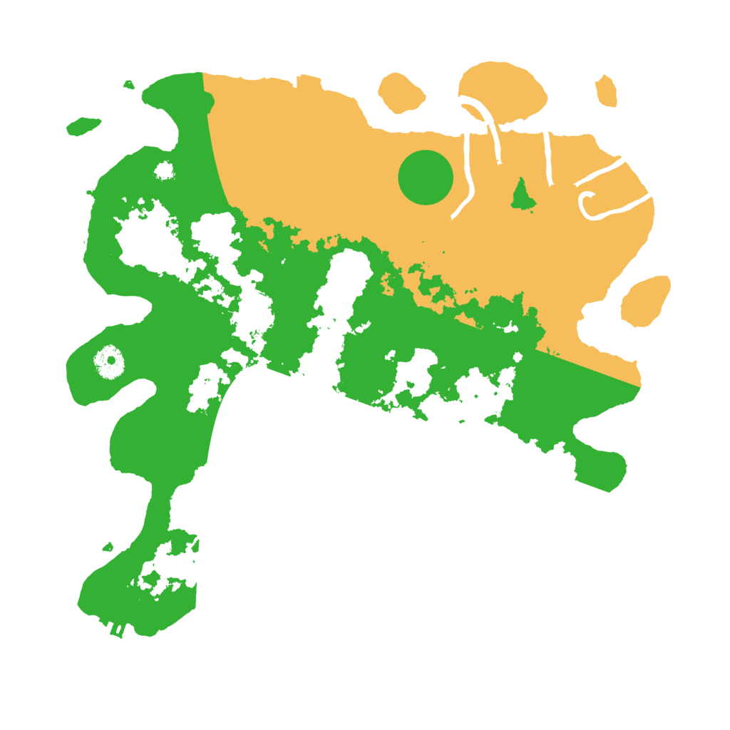 Biome Rust Map: Procedural Map, Size: 3500, Seed: 2019866187