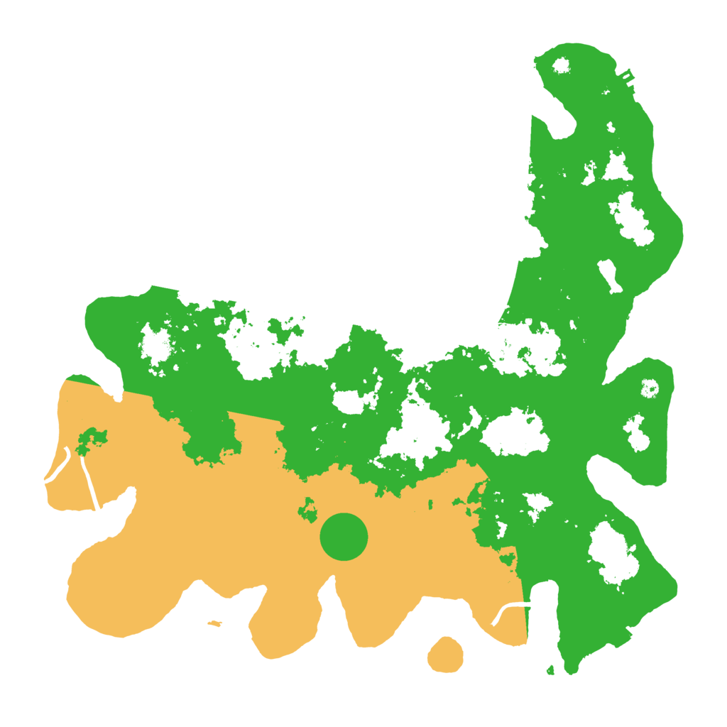 Biome Rust Map: Procedural Map, Size: 4000, Seed: 1236465