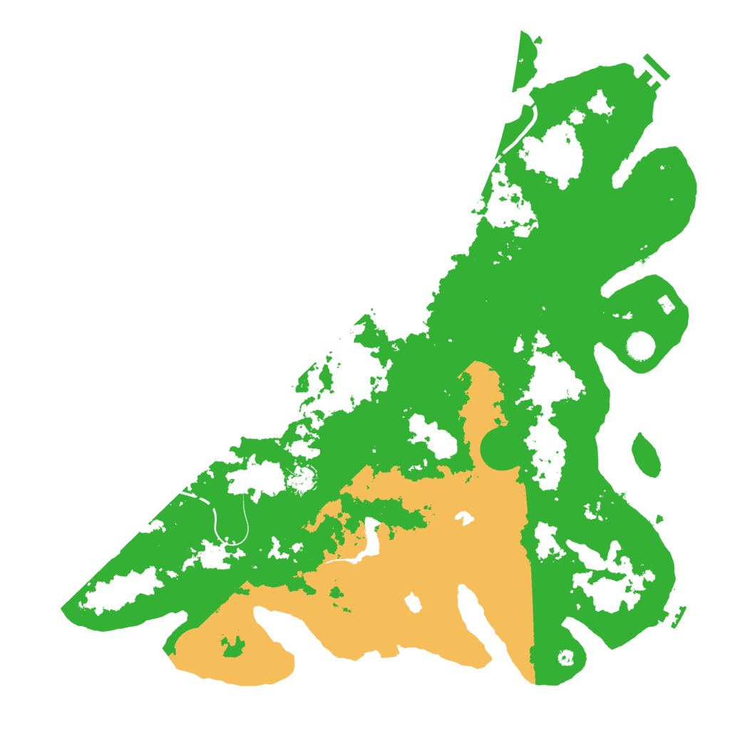 Biome Rust Map: Procedural Map, Size: 4500, Seed: 497801994