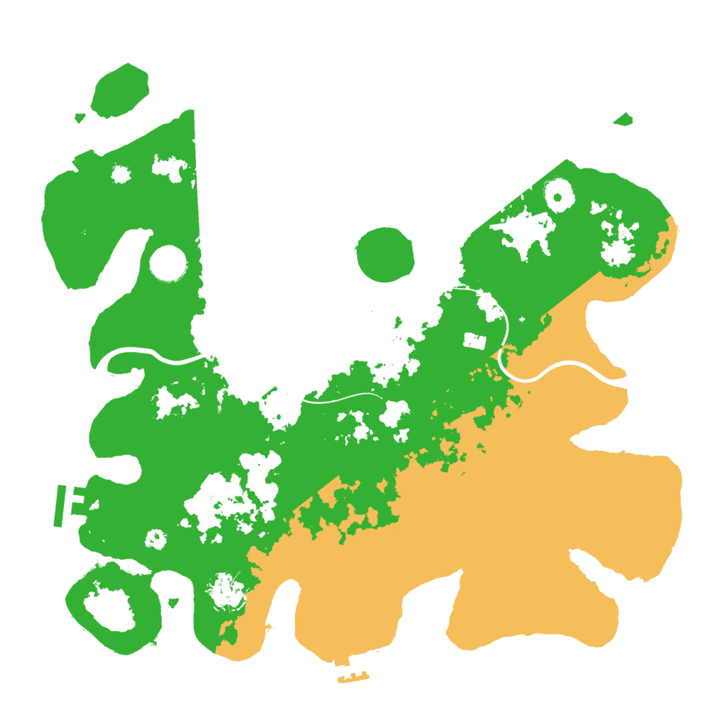 Biome Rust Map: Procedural Map, Size: 3500, Seed: 243032941