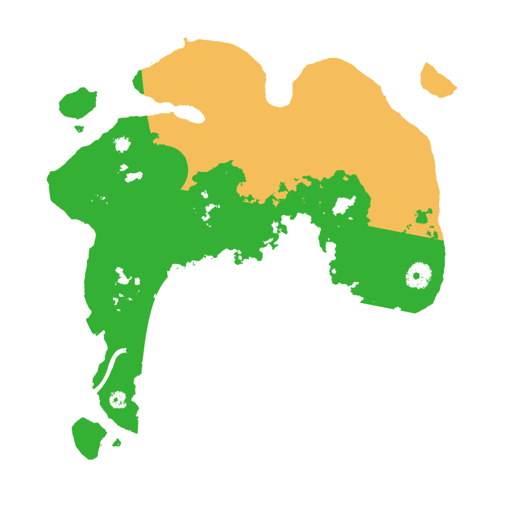 Biome Rust Map: Procedural Map, Size: 3000, Seed: 1628354664