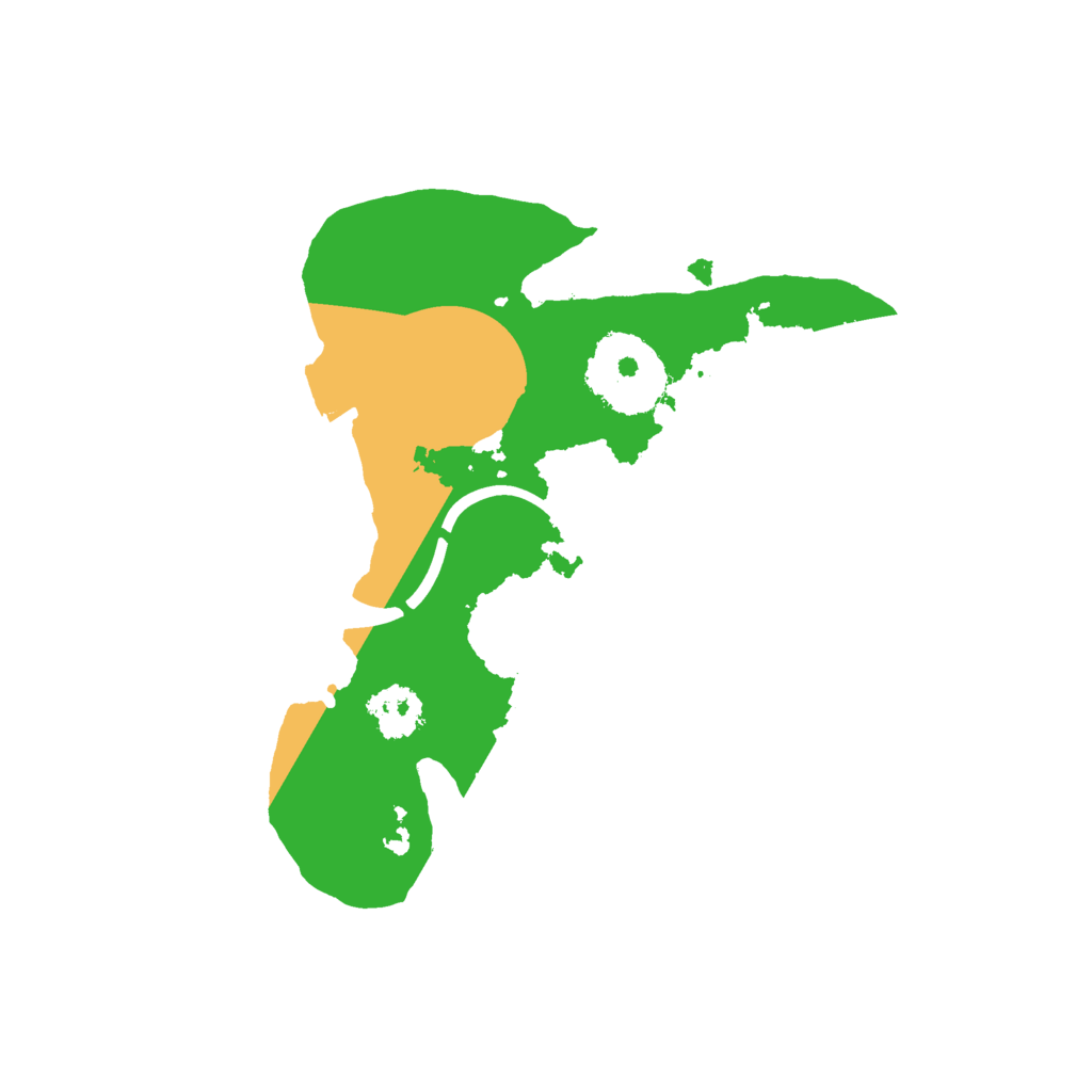 Biome Rust Map: Procedural Map, Size: 2100, Seed: 1889763203
