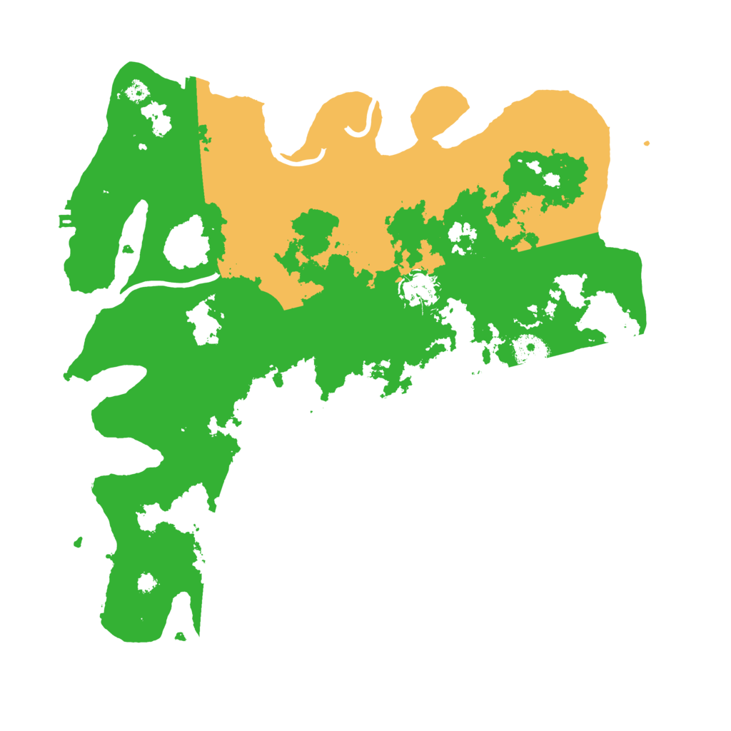 Biome Rust Map: Procedural Map, Size: 3500, Seed: 201029606
