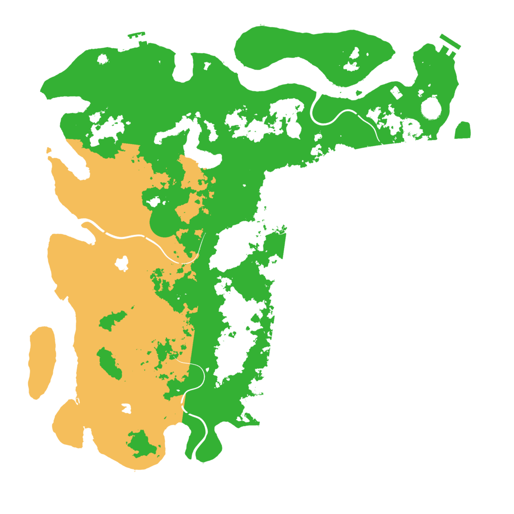 Biome Rust Map: Procedural Map, Size: 4500, Seed: 1285287495