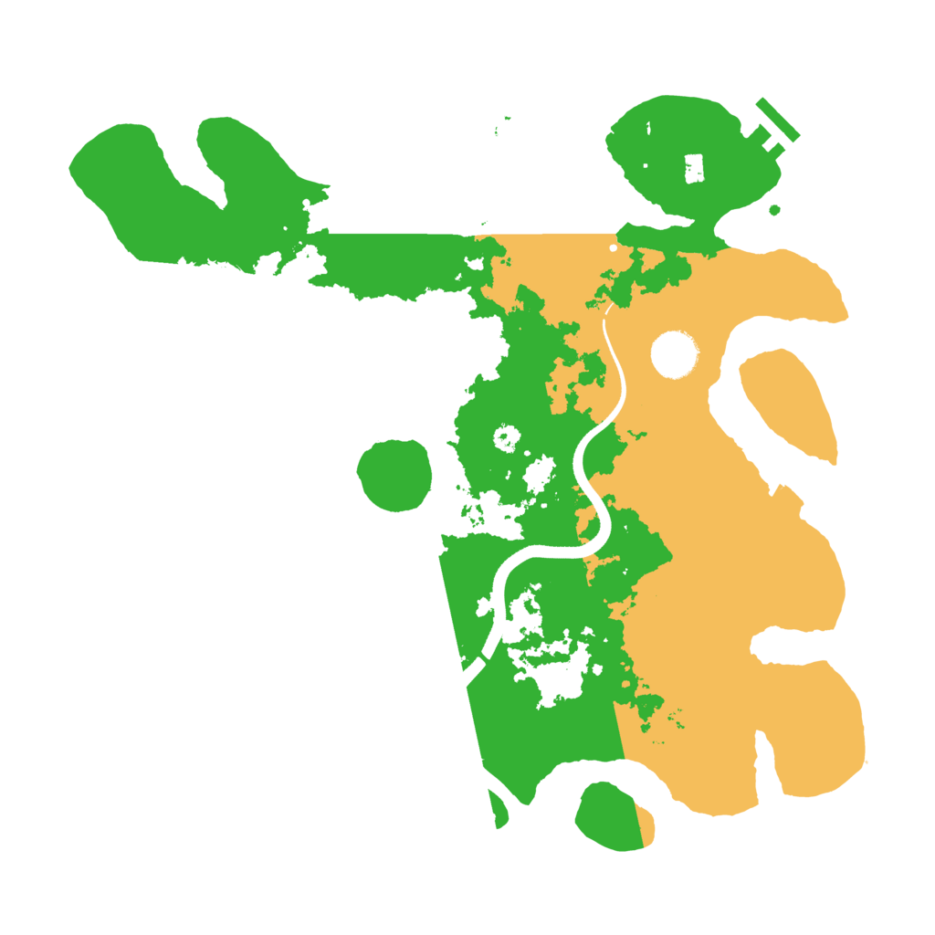 Biome Rust Map: Procedural Map, Size: 3500, Seed: 8202303