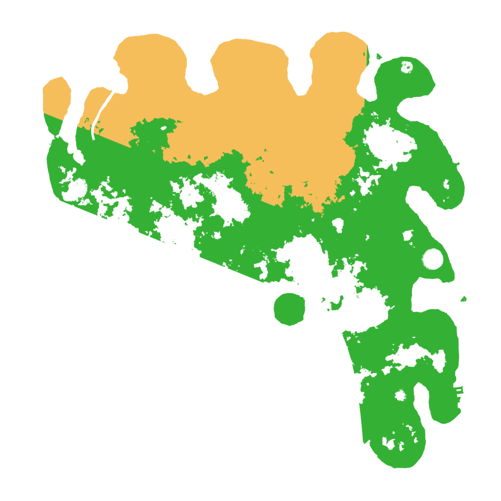 Biome Rust Map: Procedural Map, Size: 4250, Seed: 710422467