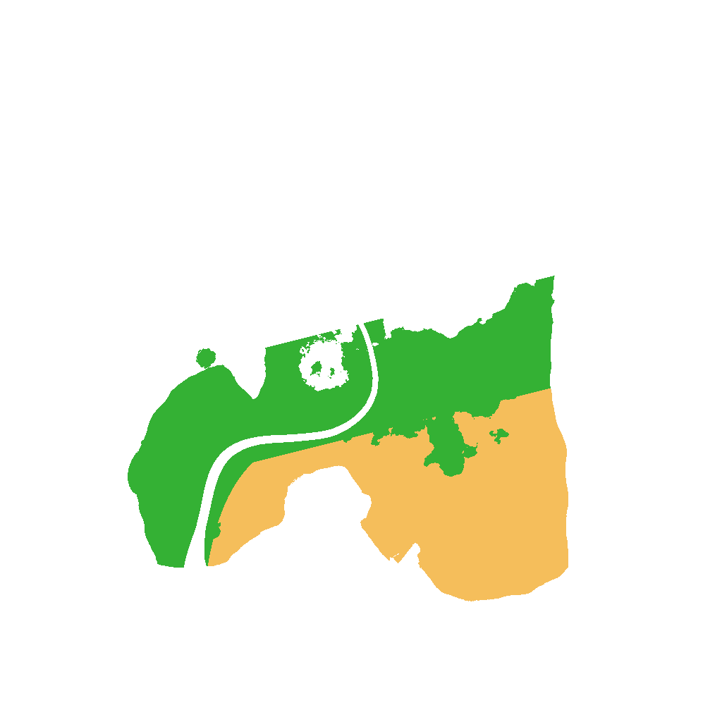 Biome Rust Map: Procedural Map, Size: 1515, Seed: 1