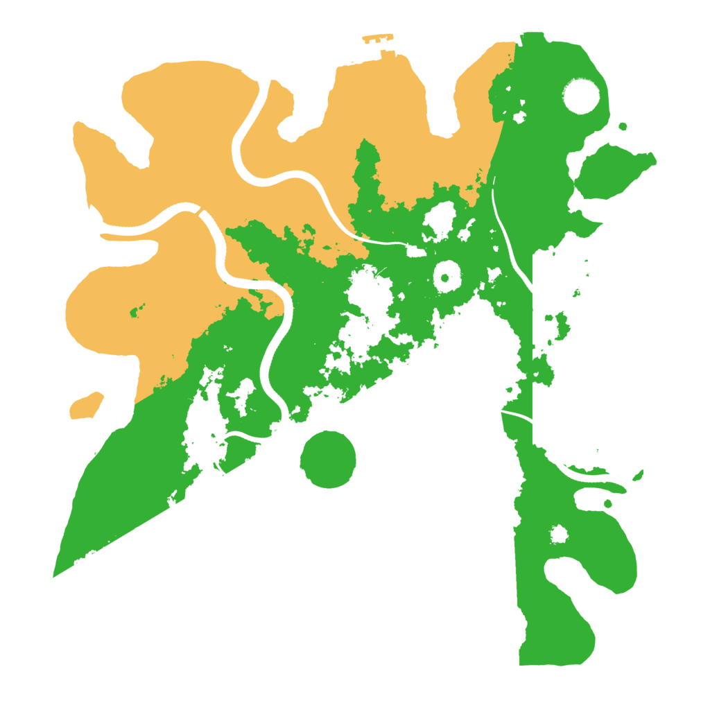 Biome Rust Map: Procedural Map, Size: 3500, Seed: 1070580300