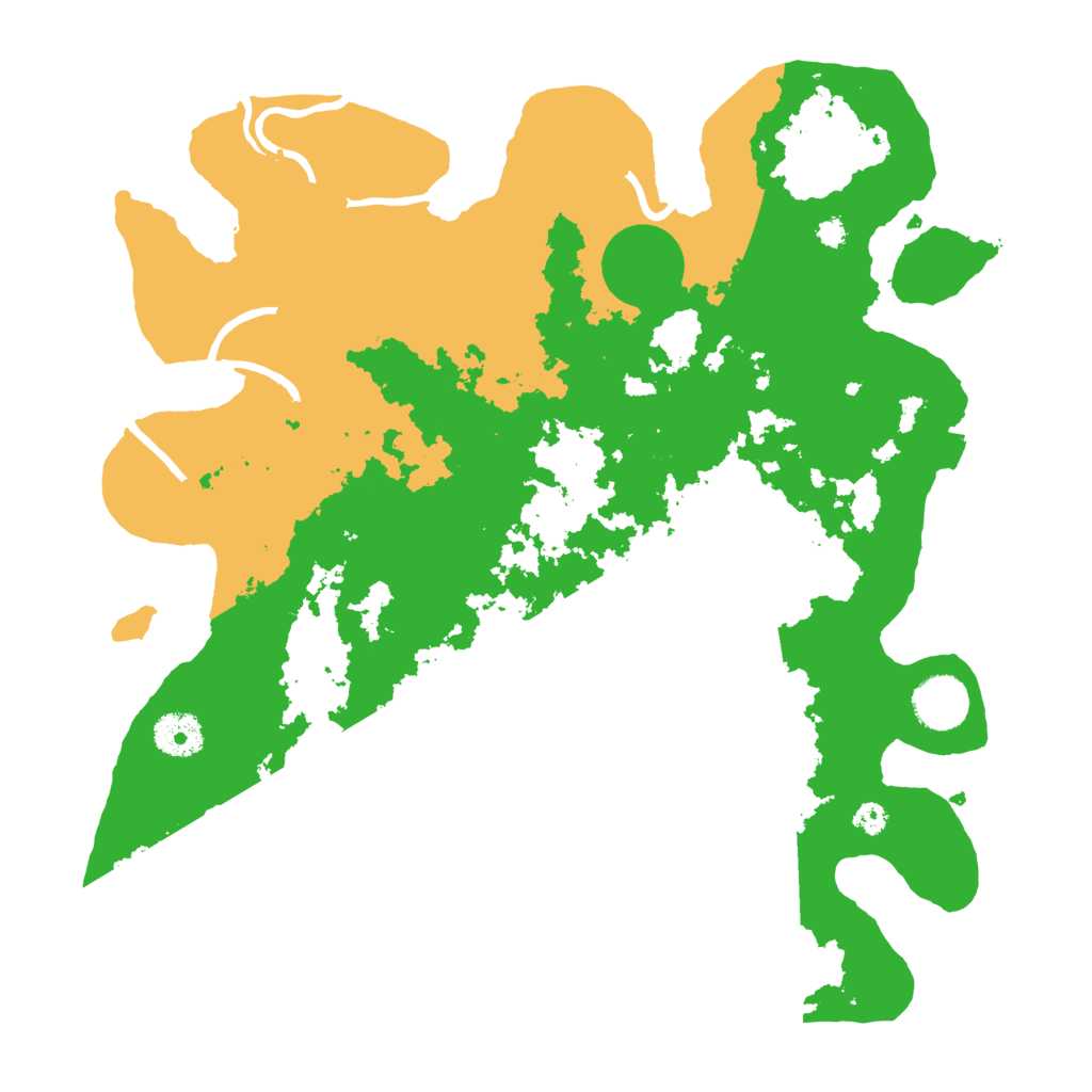 Biome Rust Map: Procedural Map, Size: 3500, Seed: 1070580300