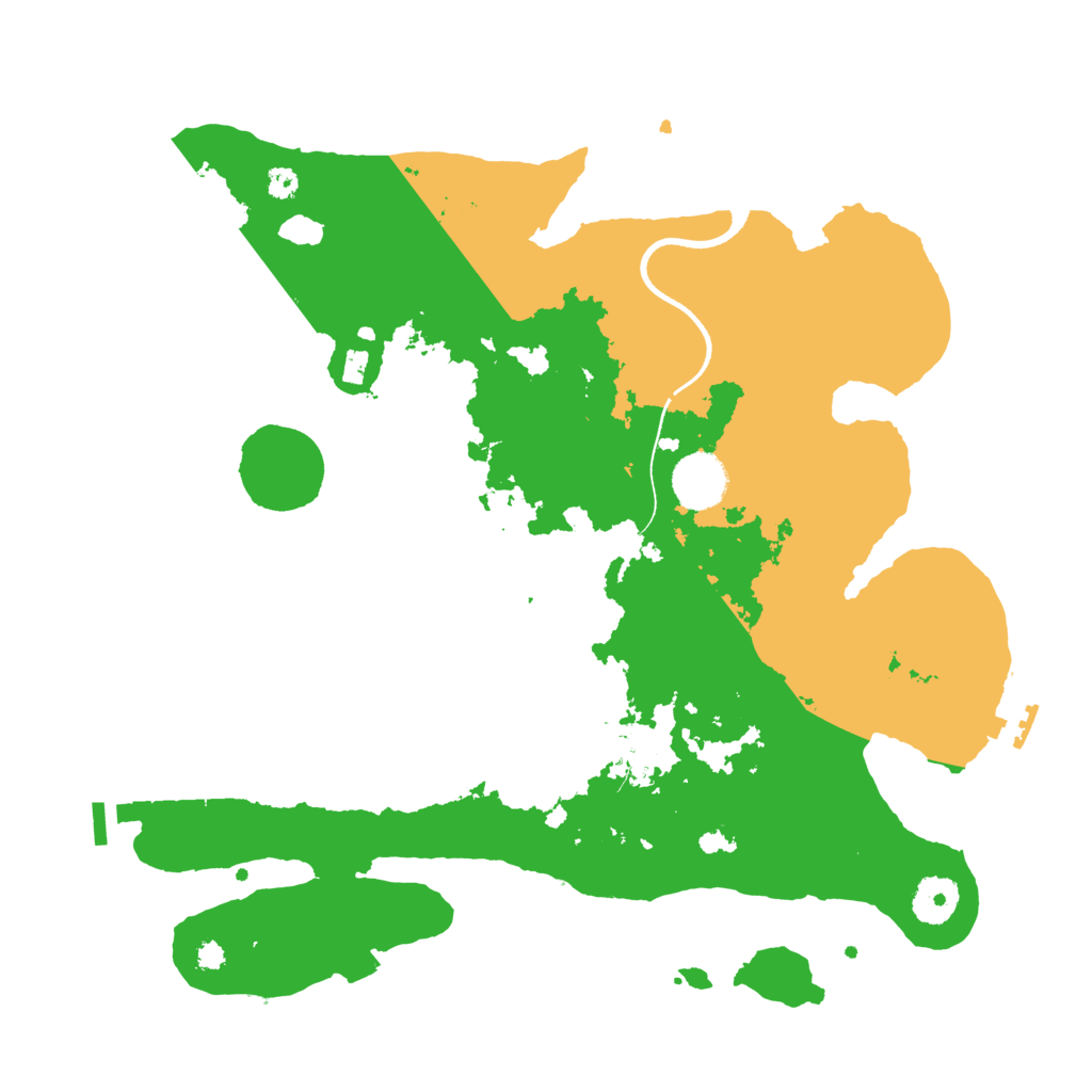 Biome Rust Map: Procedural Map, Size: 3500, Seed: 1790930996