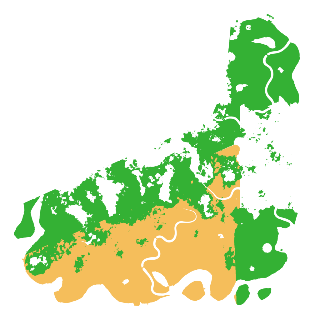 Biome Rust Map: Procedural Map, Size: 6000, Seed: 1405523848