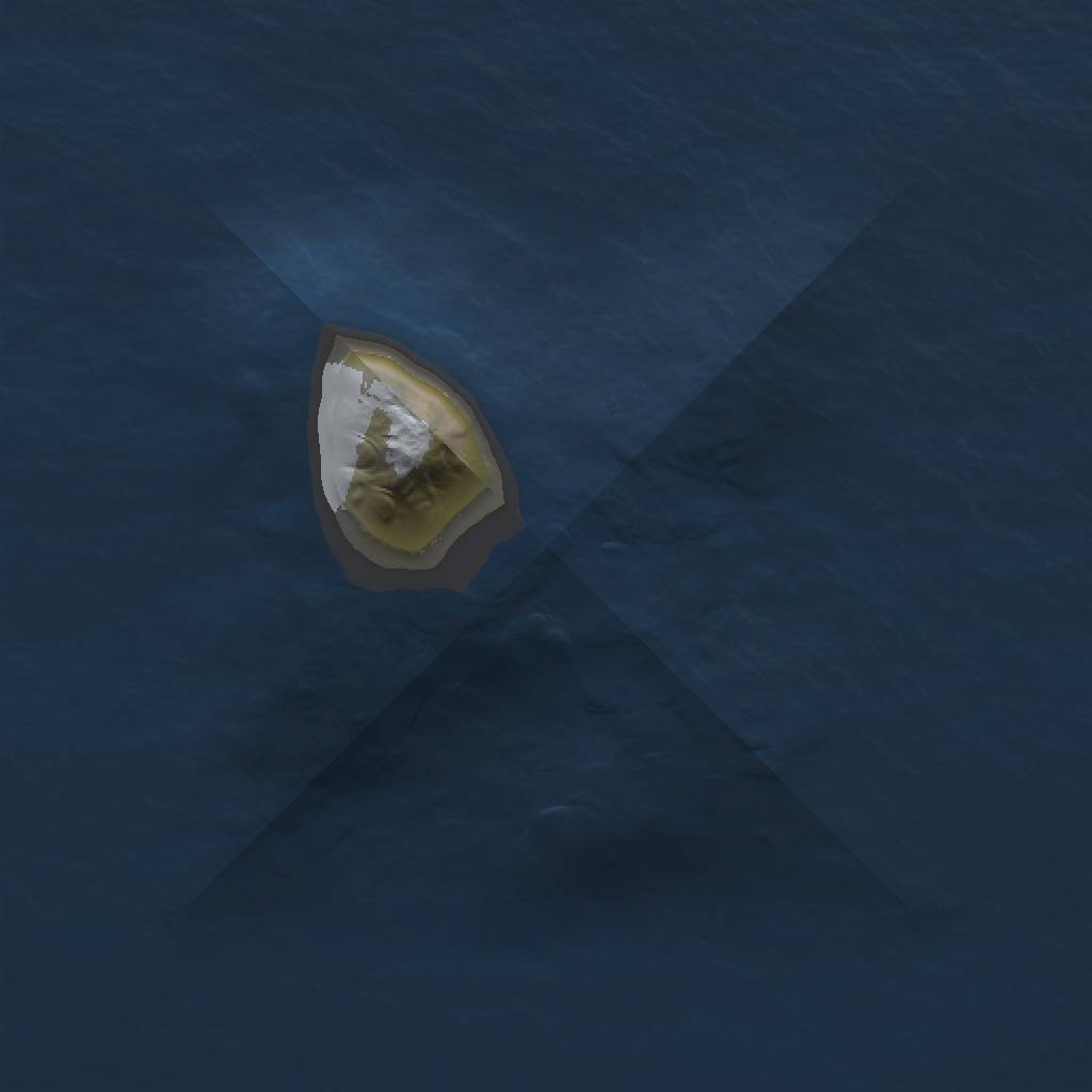 Rust Map: Barren, Size: 1000, Seed: 1213, 2 Monuments