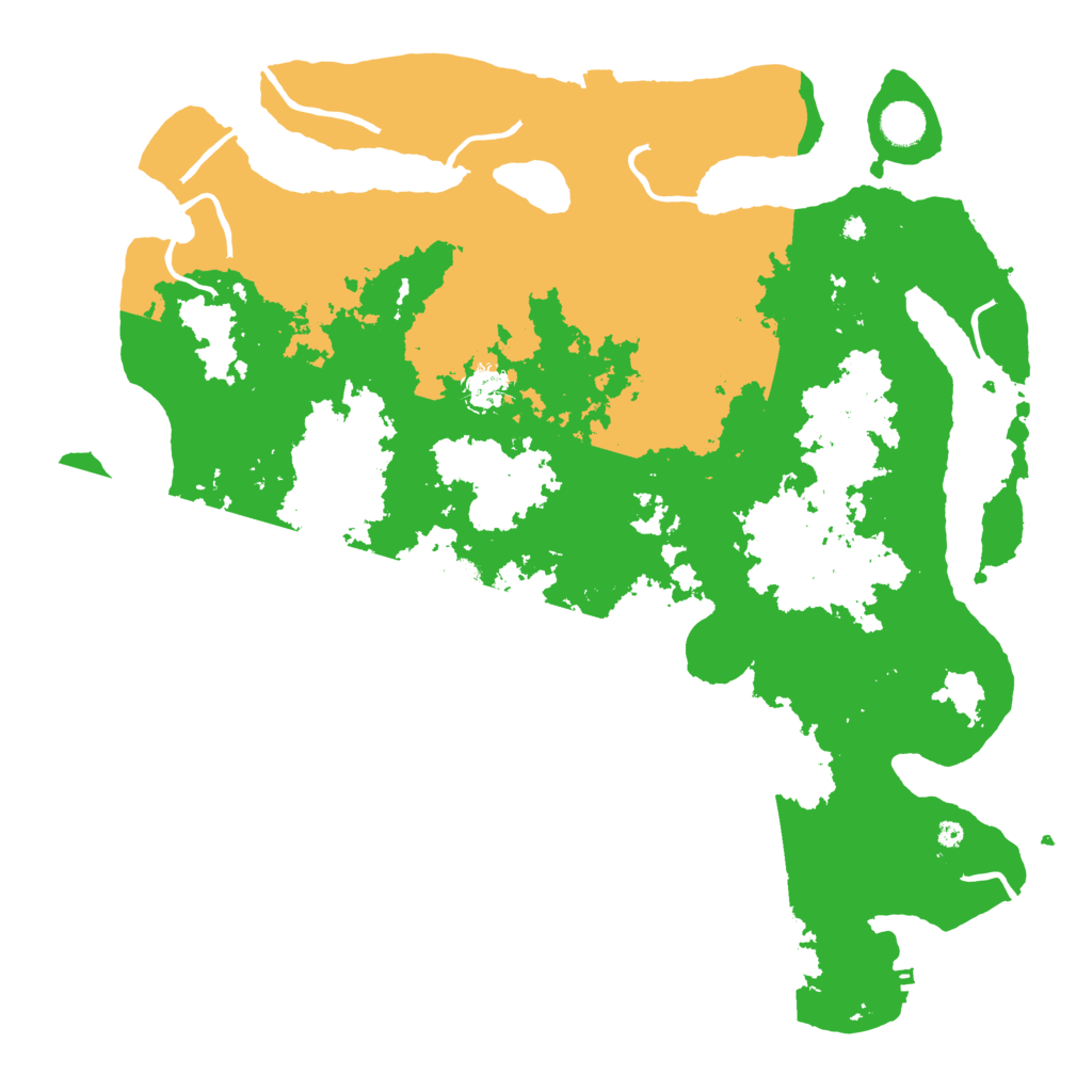 Biome Rust Map: Procedural Map, Size: 4270, Seed: 2147483647