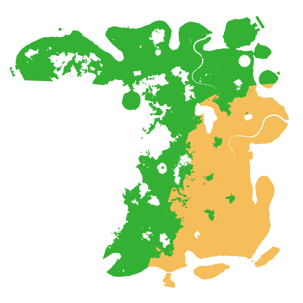 Biome Rust Map: Procedural Map, Size: 4500, Seed: 1664534063