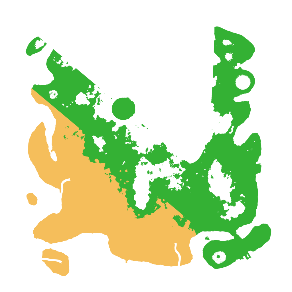 Biome Rust Map: Procedural Map, Size: 3500, Seed: 206931055