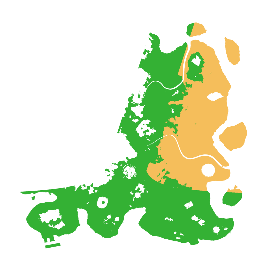 Biome Rust Map: Procedural Map, Size: 3500, Seed: 1015375251
