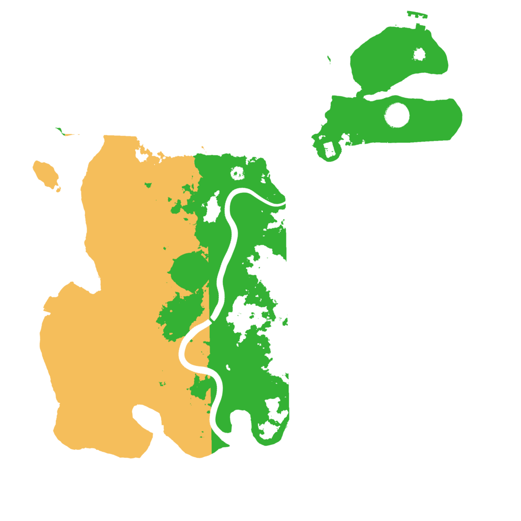 Biome Rust Map: Procedural Map, Size: 3800, Seed: 286045260
