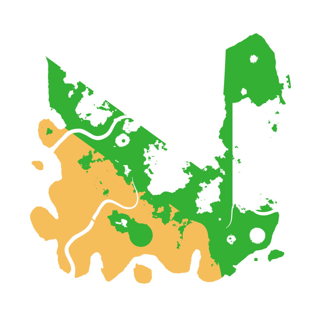 Biome Rust Map: Procedural Map, Size: 3500, Seed: 1893396576