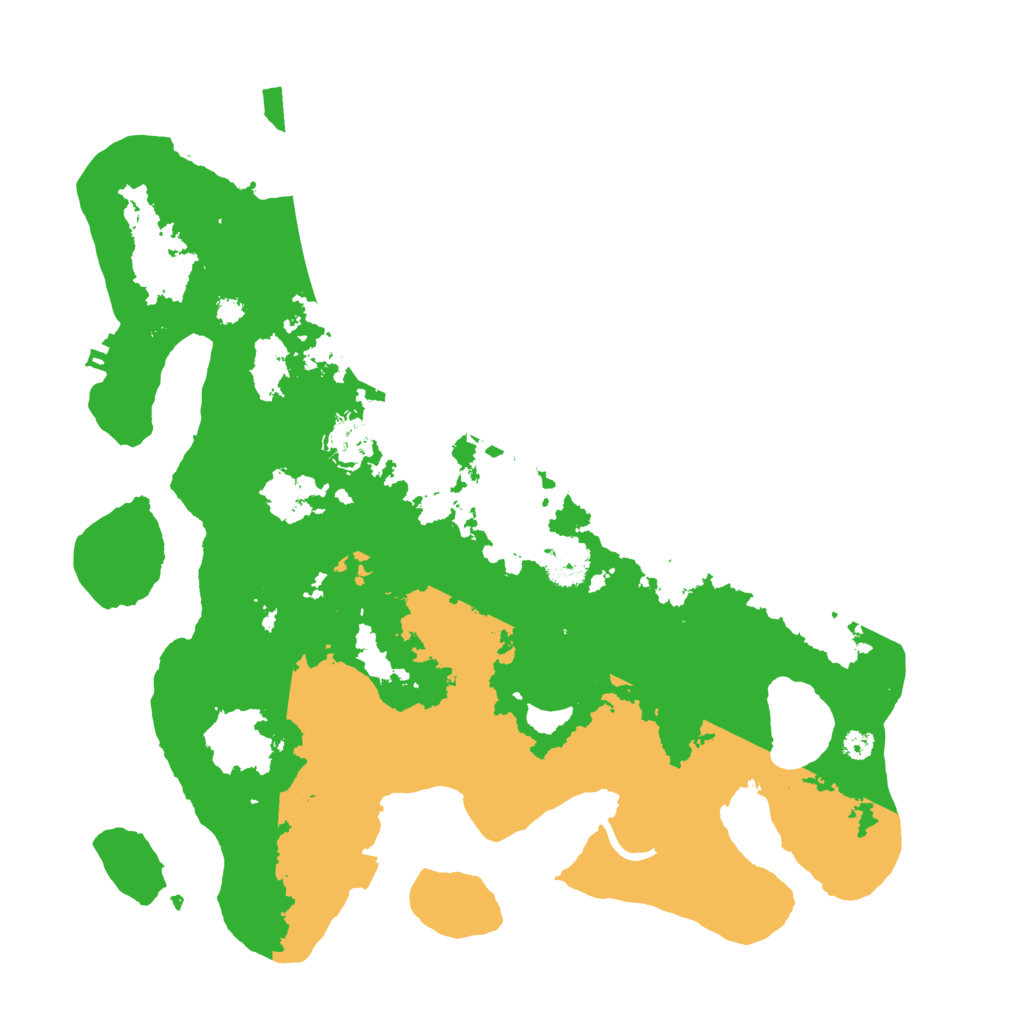 Biome Rust Map: Procedural Map, Size: 3500, Seed: 29465421