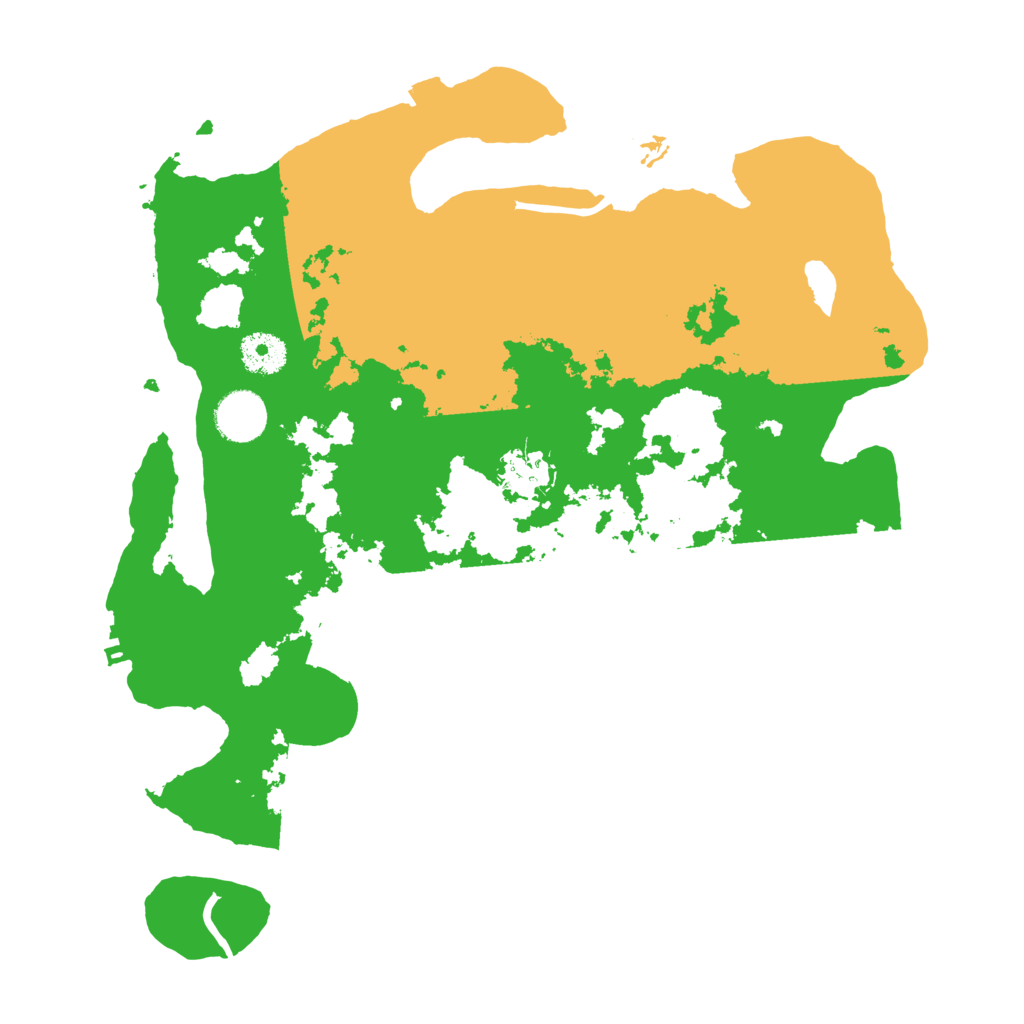 Biome Rust Map: Procedural Map, Size: 3500, Seed: 575156681