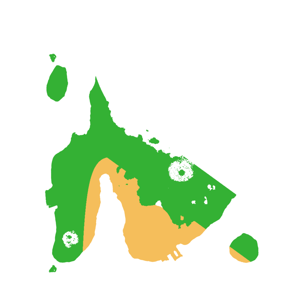 Biome Rust Map: Procedural Map, Size: 2000, Seed: 233619636