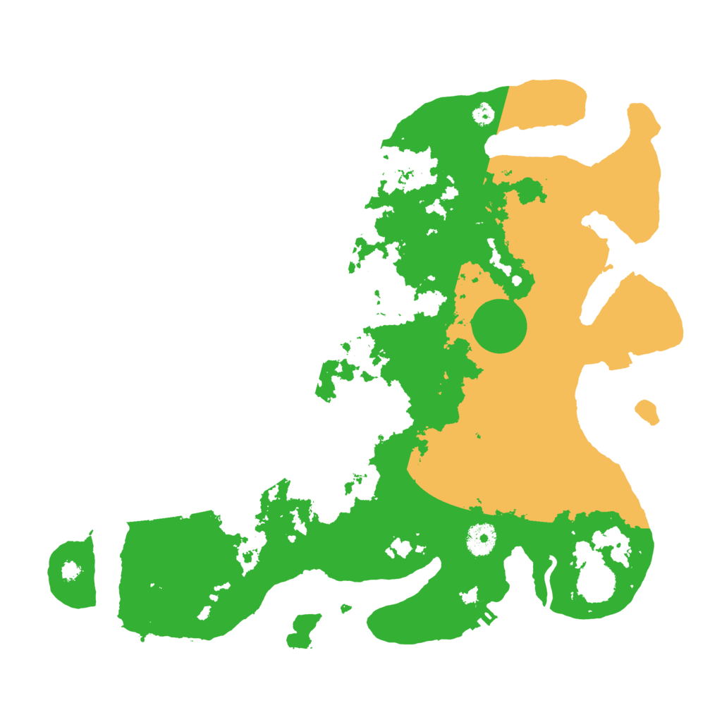 Biome Rust Map: Procedural Map, Size: 3500, Seed: 13369512