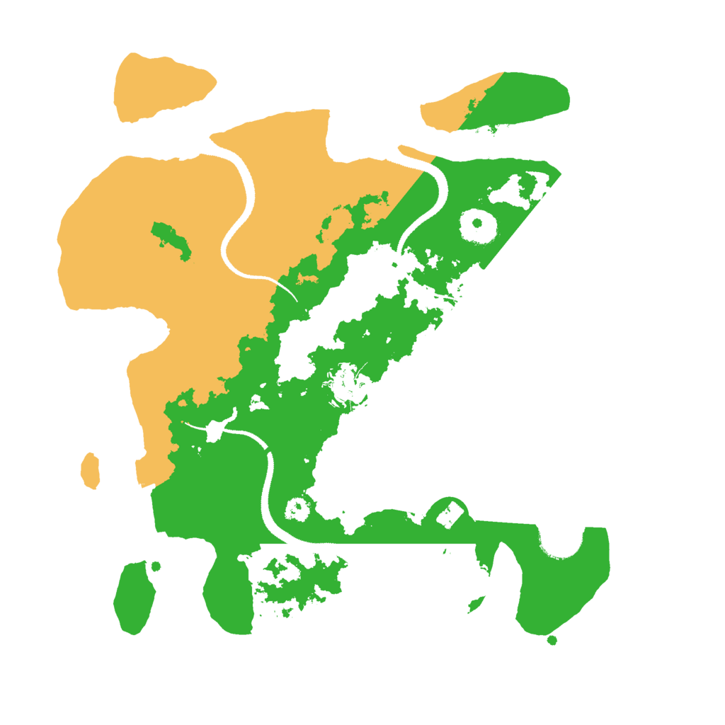 Biome Rust Map: Procedural Map, Size: 3000, Seed: 12791