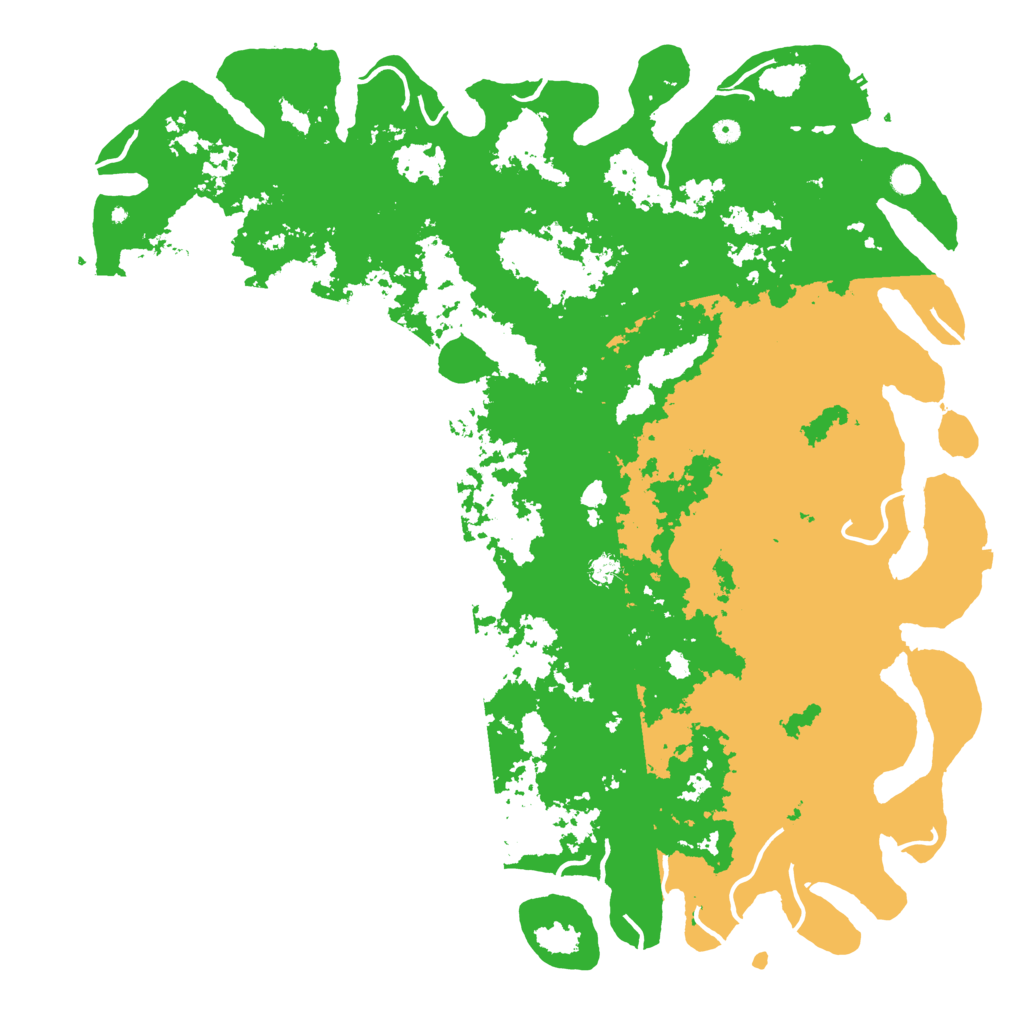 Biome Rust Map: Procedural Map, Size: 6000, Seed: 7171212