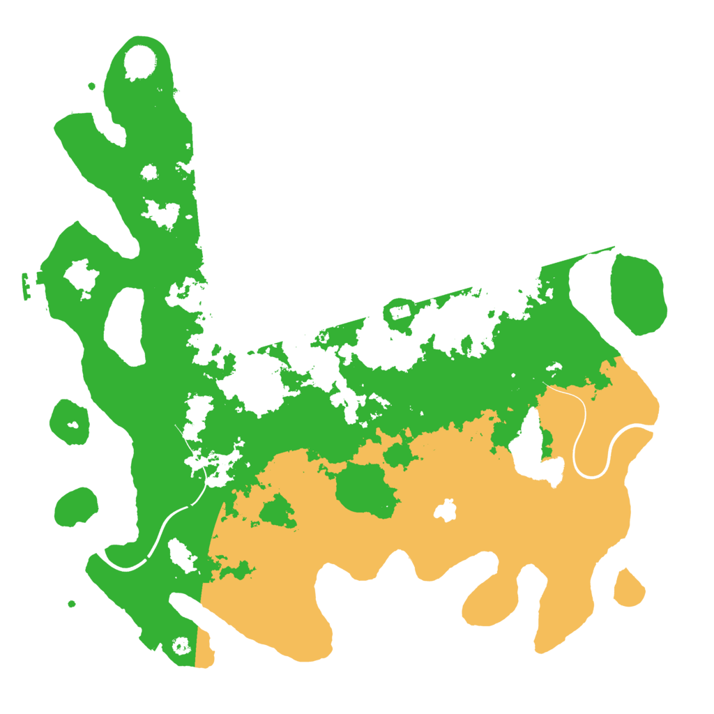Biome Rust Map: Procedural Map, Size: 4000, Seed: 1256692192