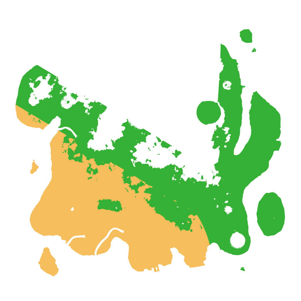 Biome Rust Map: Procedural Map, Size: 3500, Seed: 1887478049