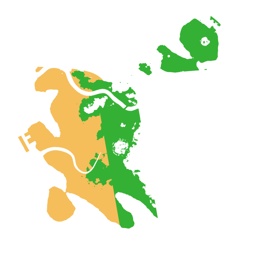 Biome Rust Map: Procedural Map, Size: 3000, Seed: 646666