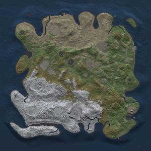 Thumbnail Rust Map: Procedural Map, Size: 4000, Seed: 1990038834, 17 Monuments