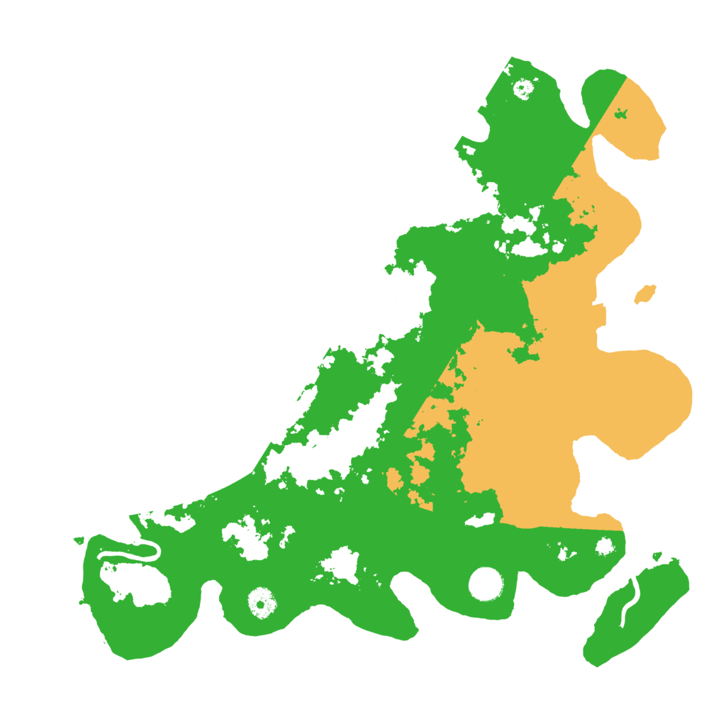 Biome Rust Map: Procedural Map, Size: 3750, Seed: 516158526