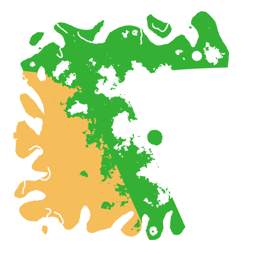 Biome Rust Map: Procedural Map, Size: 4500, Seed: 1391811315